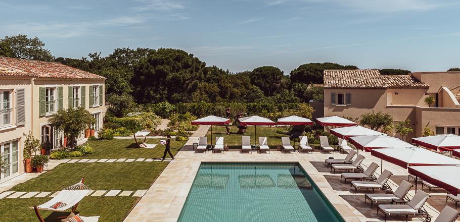 Lou Pinet: A spa hotel with a swimming pool in the heart of Saint-Tropez